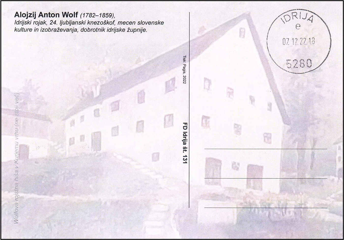 240 LET ROJSTVA ŠKOF A. A. WOLF
